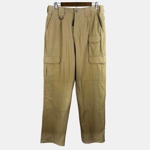 PROPPER WOMENS TEXTURED LIGHTWEIGHT TAPERED CARGO TACTICAL PANTS TAN SIZE 10 EUC